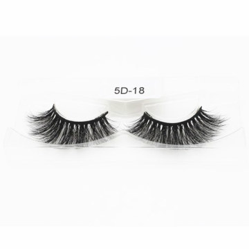 5D Mink Eyelashes 100% Fur Material Lashes Hand Made Eyelash 5D-18